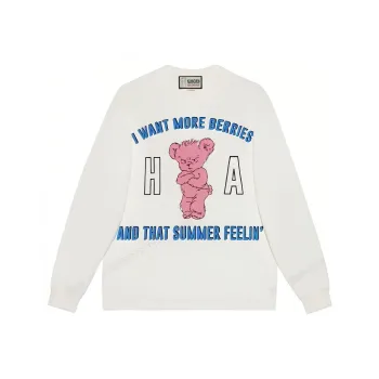 GUCCI Gucci X Harry Styles Co-branded Sweatshirt Women's White
