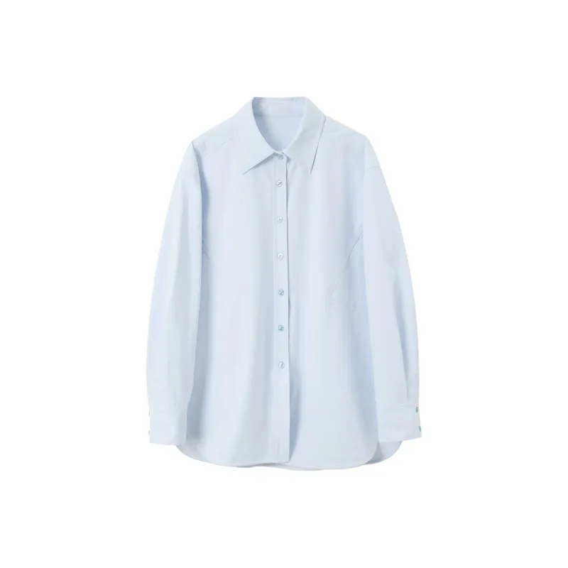 3COLOUR Shirts Women's Sky Blue-0