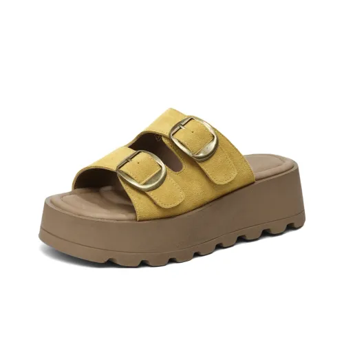 OCCAMAN PU Polyurethane Abrasion Resistant Slide Slippers Women's