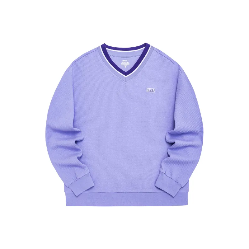 Erke Sweatshirts Women's Pop Art Purple-0