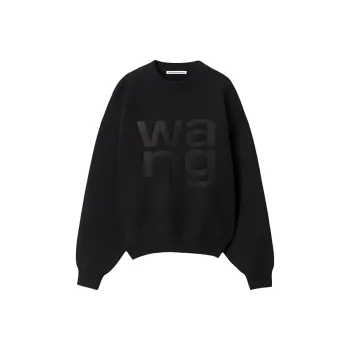 Alexander Wang Logo Detailed Knit Sweater