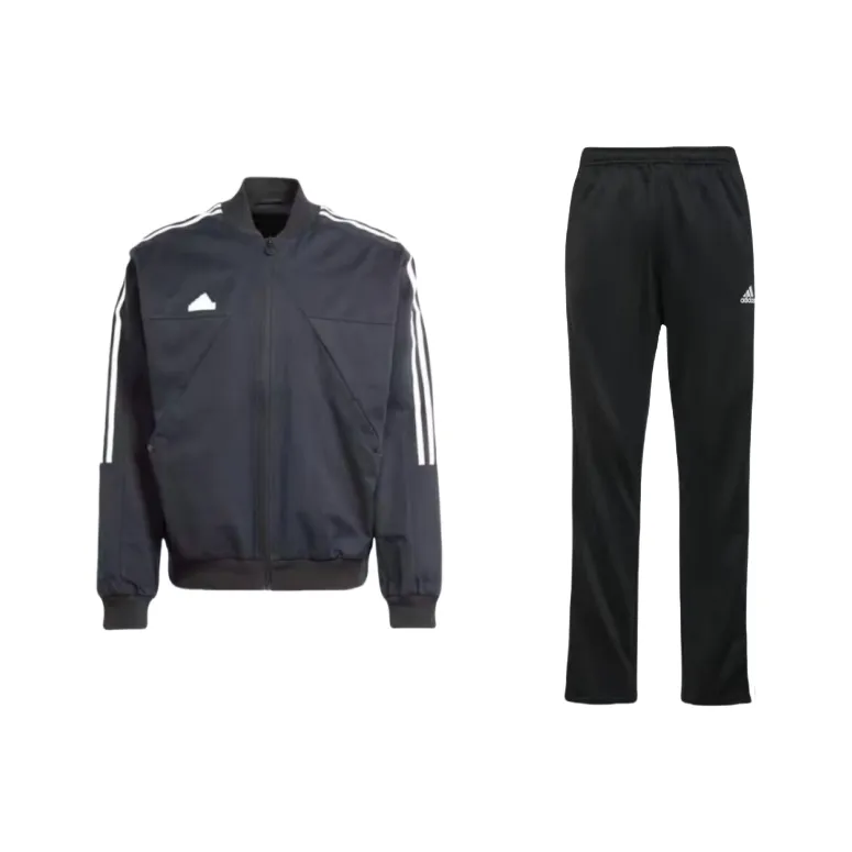 Adidas Sweatshirt Set Unisex Black-0