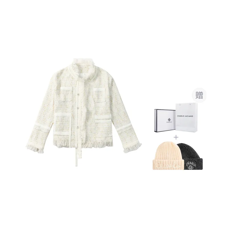 Charlie Luciano Jacket Women's White-0