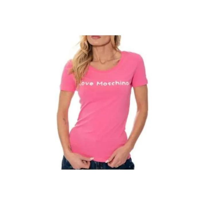 MOSCHINO T Shirts Women's Pink-0