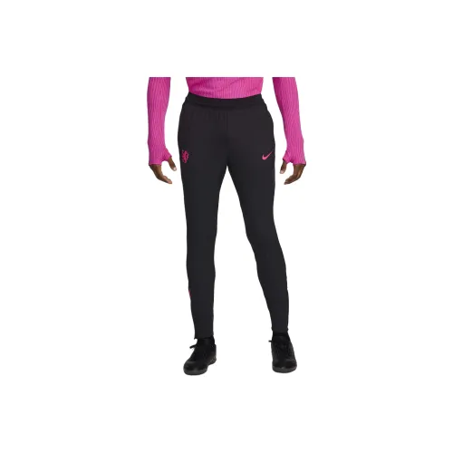 Nike Chelsea FCDri FIT ADV FW24 Strike Elite Third Soccer Bottoms Men's Black/Pink Base Coat/Pink Base Coat