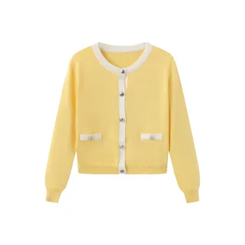 Fish Rabbits Knitwear Women's Light Yellow