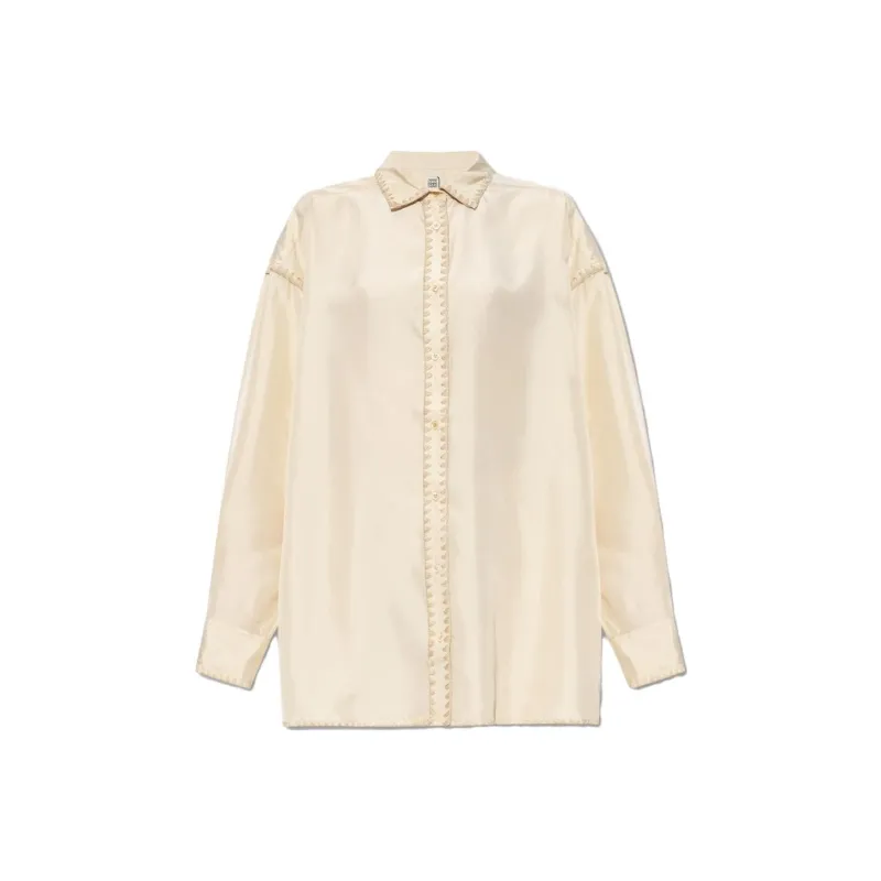 TOTEME Shirts Women's Cream-0