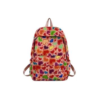 URBAN FOREST Nylon Backpack Unisex Heart Shaped Style/Strawberry Style