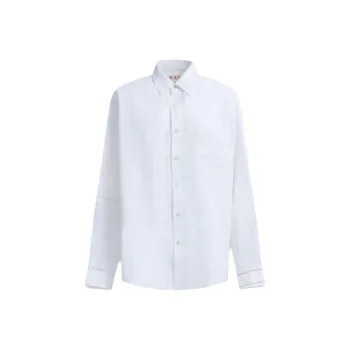 MARNI Openwork Embroidered Straight Hem Shirt