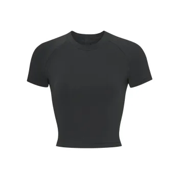 SKIMS T Shirt Women's WASHED ONYX/Washed Black