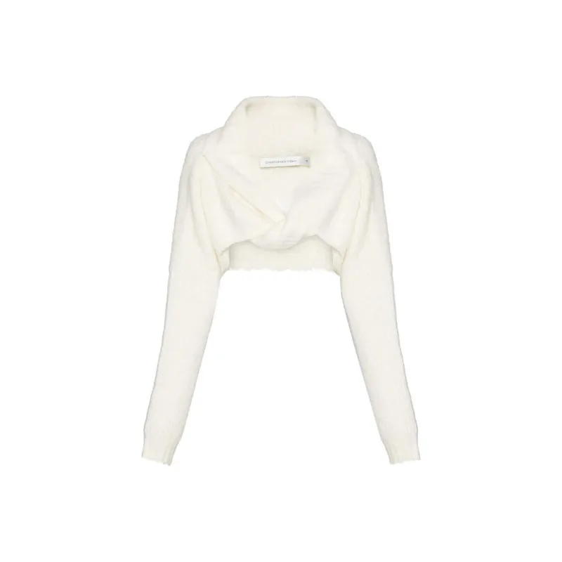 Christopher Esber Bouclé Shrug Jumper-0