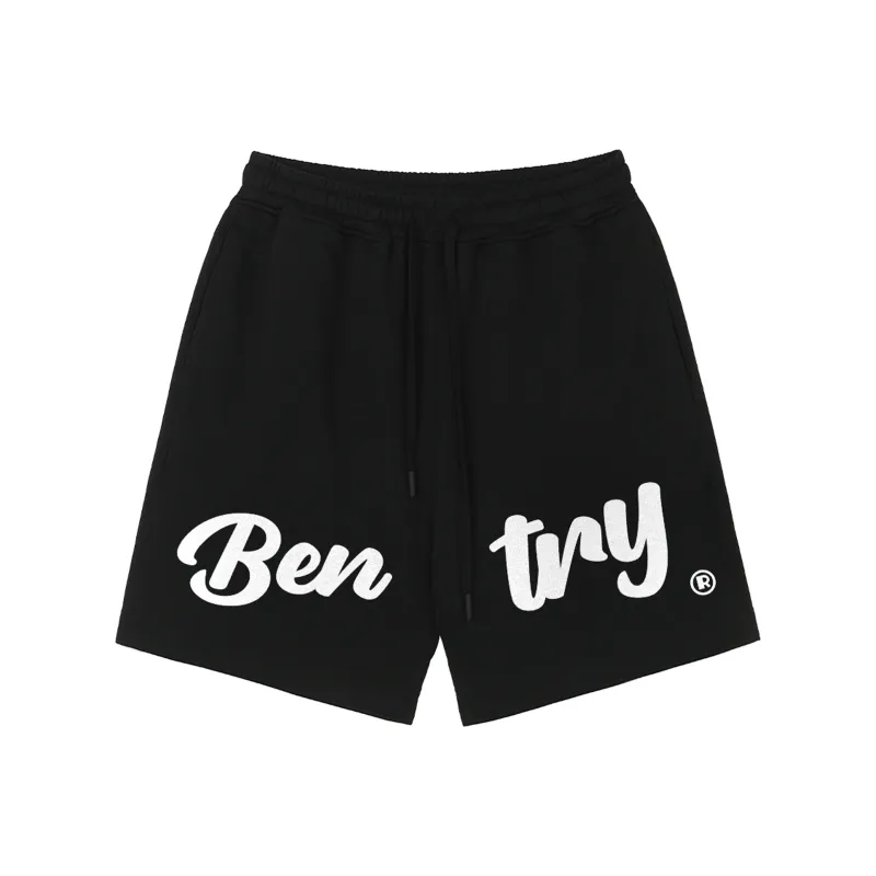 BENATRY Casual Shorts Unisex Black-0