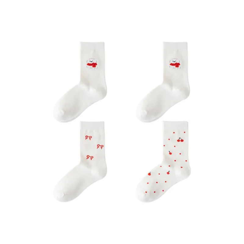 ROBINHOOD Mid Calf Socks Unisex 4 Pack-54
