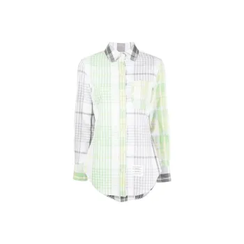 THOM BROWNE Check pattern Cotton Blazer