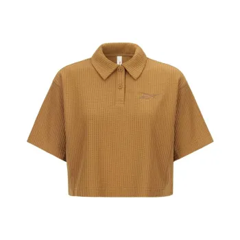 Reebok Polo Shirt Women's Brown