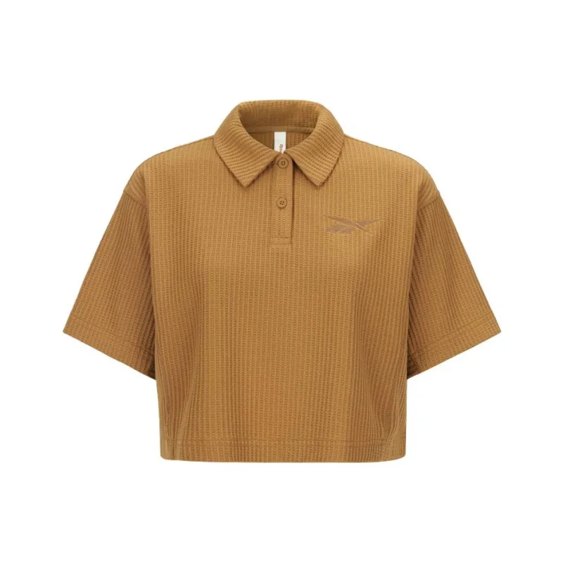 Reebok Polo Shirt Women's Brown-0