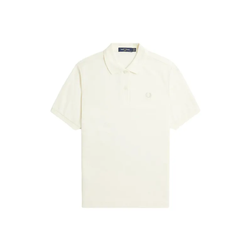 FRED PERRY Polo Shirt Women's Light Yellow-0