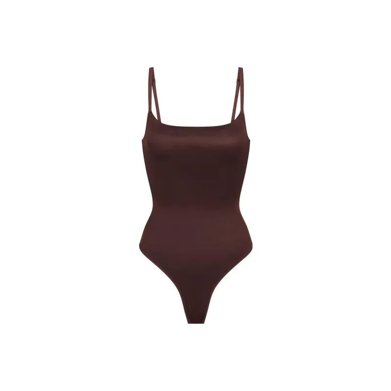 Skims Barely There Scoop Bodysult Bodysuits Women's COCOA/Cocoa-0