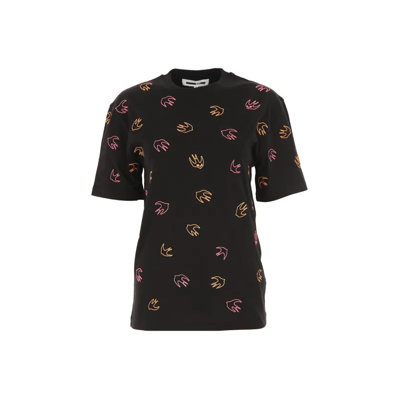 McQ Alexander McQueen T Shirts Women's Black-0