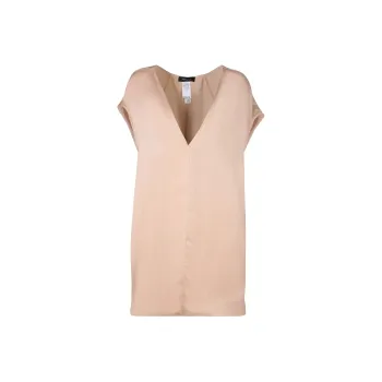 Fabiana Filippi Beaded Trim Satin Tunic