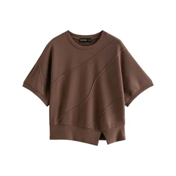 Initial Language Raglan Sleeve T Shirt Women's