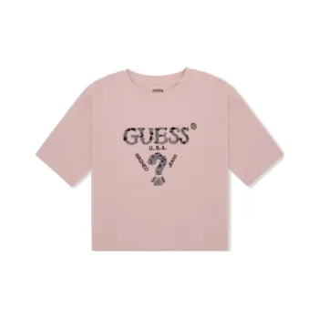 GUESS T-Shirts Women's Pink