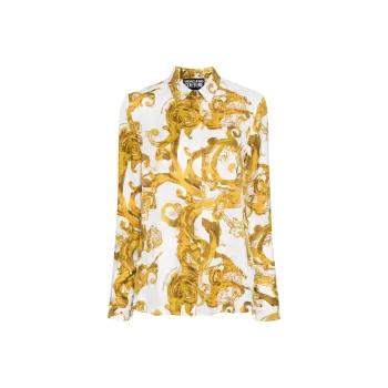 VERSACE JEANS COUTURE Watercolour Couture print Shirt