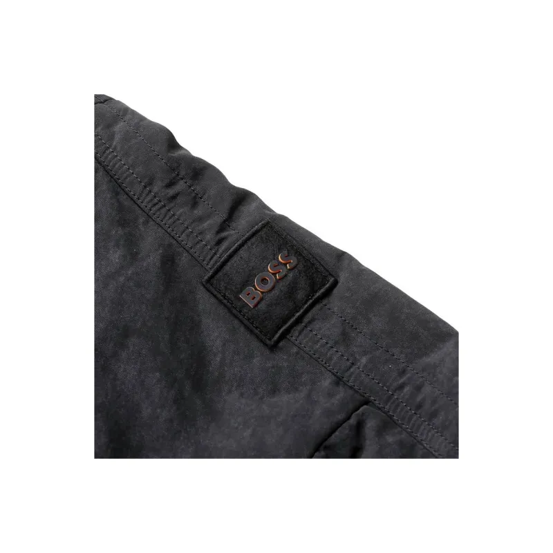 HUGO BOSS FW24 Puffer Jacket Men's Black Gray-3