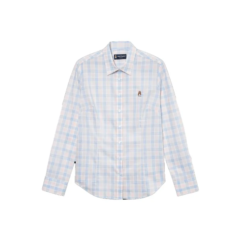Hush Puppies Shirt Women's Pink Blue-0