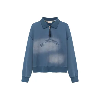 NO ONE ELSE Sweatshirts Women's Navy Blue