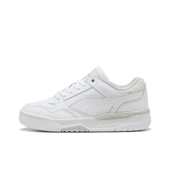 PUMA REBOUND Anti Slip Wear Resistant Low Top Skateboard Shoes Unisex White