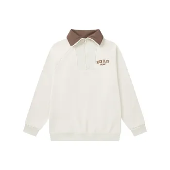 PEAK Sweatshirt Women's White Beige Yellow
