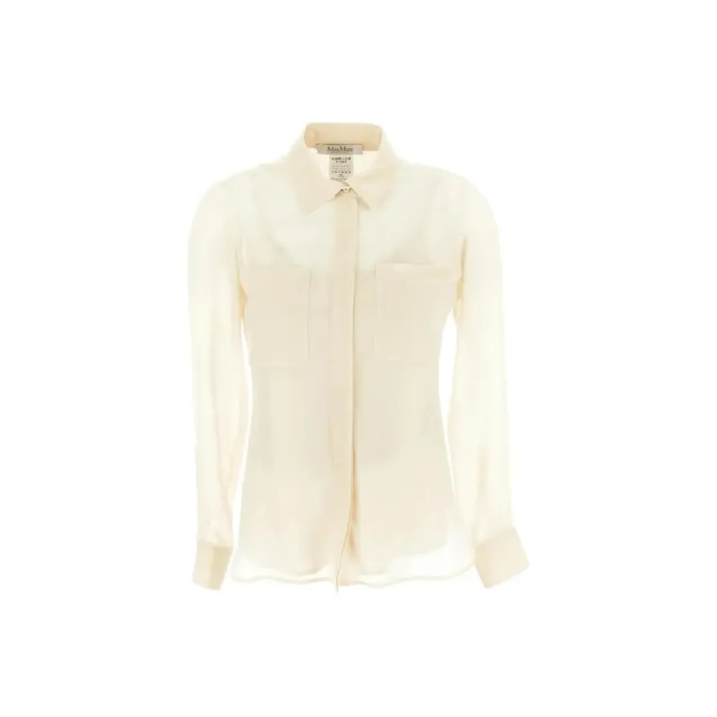 MaxMara Buttoned Long Sleeved Shirt-0