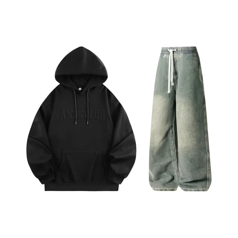 A.X.S.K Sweatshirt Sets Unisex-17