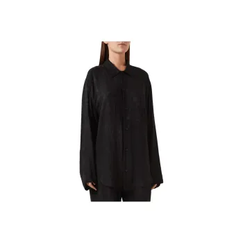 Balenciaga Shirt Loose Fit Women's Black