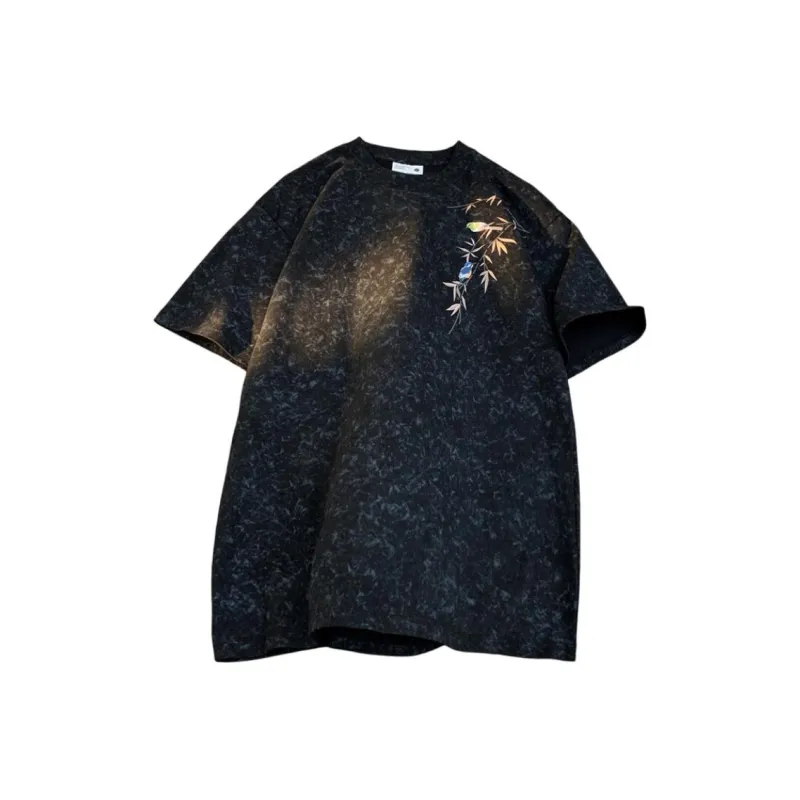 Korean Style Drop Shoulder Sleeve T Shirt Women's-3