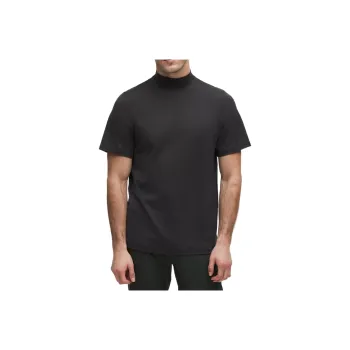 Lululemon Mockneck Golf Clothing Men's Black