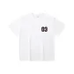 White with Black Print