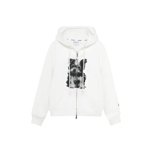 BETWEENAND Sweatshirts Women's White