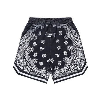 PAULASARA Casual Shorts Unisex Washed Black