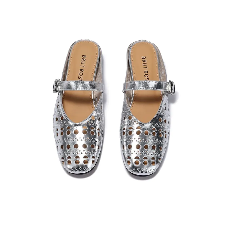 Brut Ros′e Rubber Sole Odor Resistant Closed Toe Slippers Women's-14