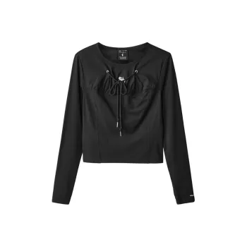 Skechers Sports Life Collection T Shirt Women's Carbon Black