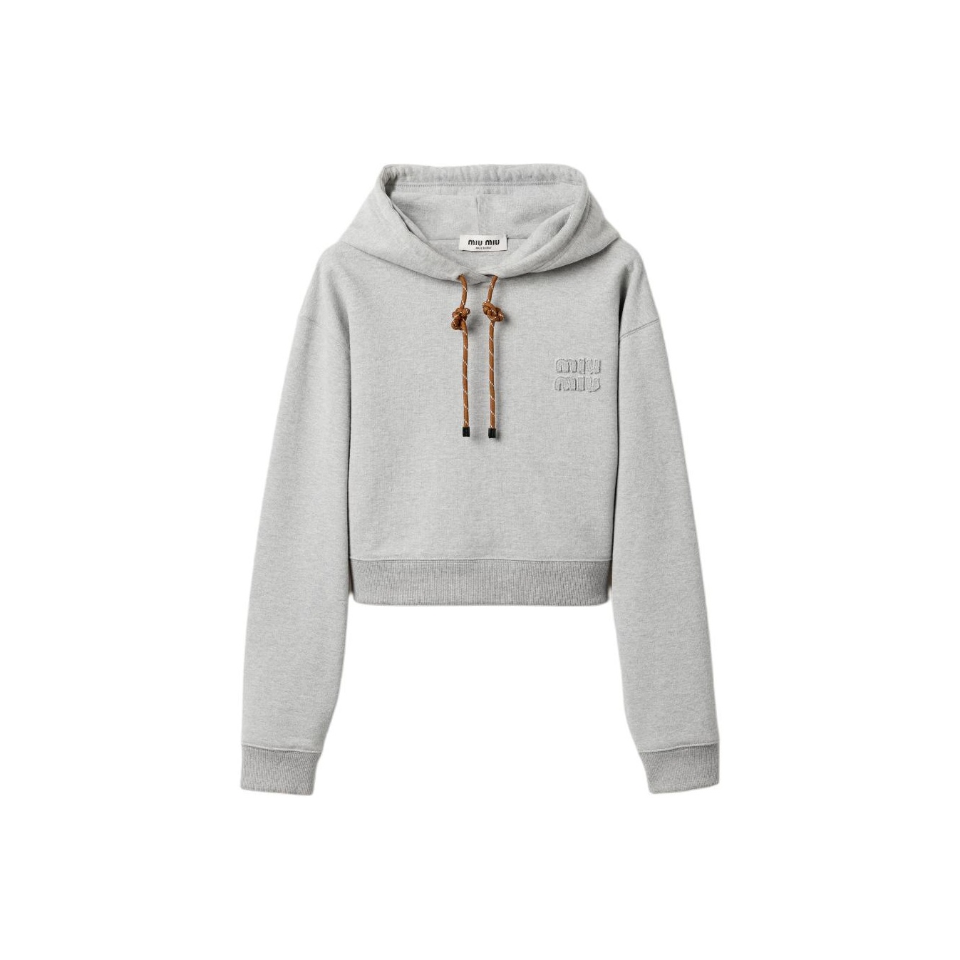 Miu Miu Grey Hoodies Sweatshirts on Sale & Authentic - POIZON Miu Miu Grey Hoodies Sweatshirts on Sale & Authentic - POIZON