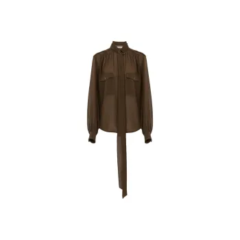 Chloé D Ring Chest Pocket Long Sleeved Shirt
