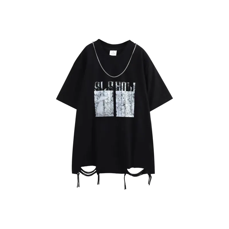 SLSHOW T Shirts Unisex Black-0