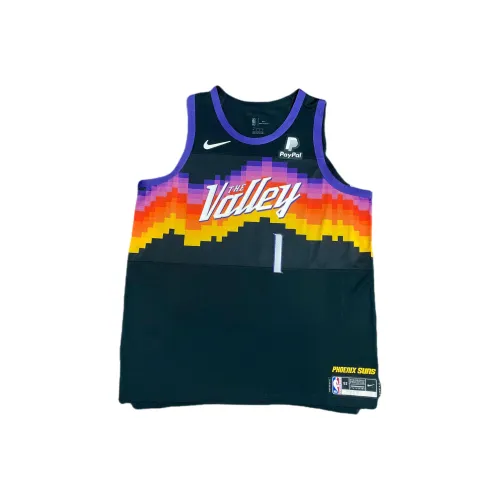 Nike x NBA Sun Team Basketball Jersey Men's Black