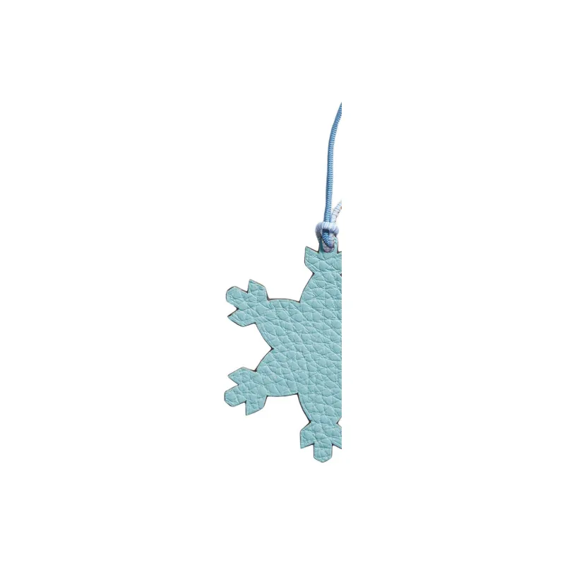 HERMES Taurillon Leather Bag Charm Bag Merch Women's Sky Blue-2