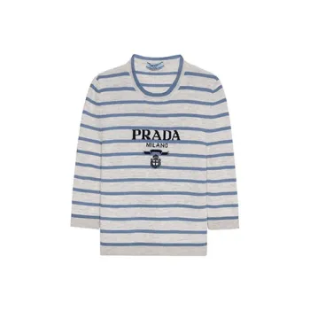 PRADA Logo intarsia Wool Jumper