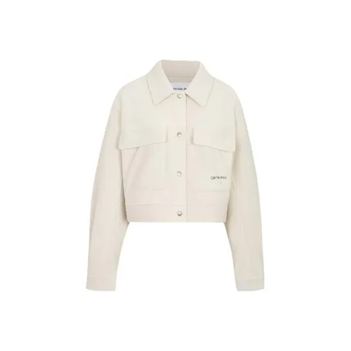 Calvin Klein Jackets Women's Ecru