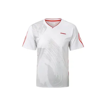 Kawasaki Feitian Series Sports & Fitness Badminton Jersey Men's Red/White